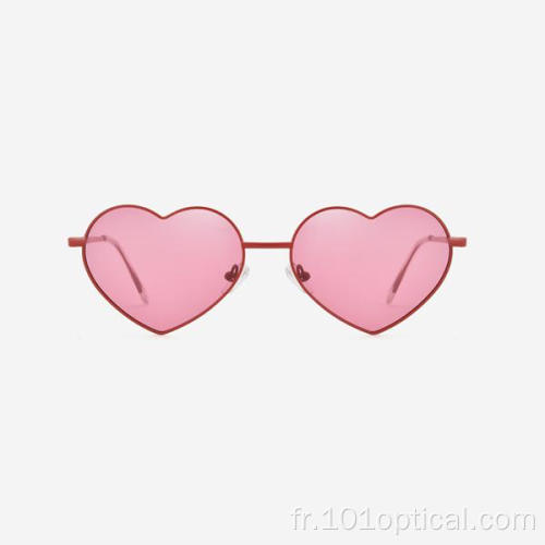 Lunettes de soleil Angular Heart Metal pour femmes